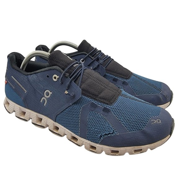 On Cloud Mens 10 Swiss Engineering Midnight Ocean Blue Running Athletic Shoes main image 5